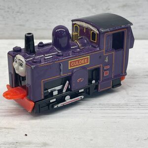 Vintage CULDEE Thomas & Friends Diecast Metal Purple Train Engine #4 1995